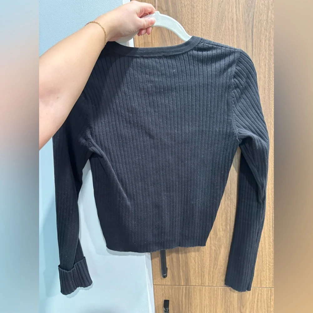 Reformation Ribbed Button-Up Cardigan - Picture 2 of 2